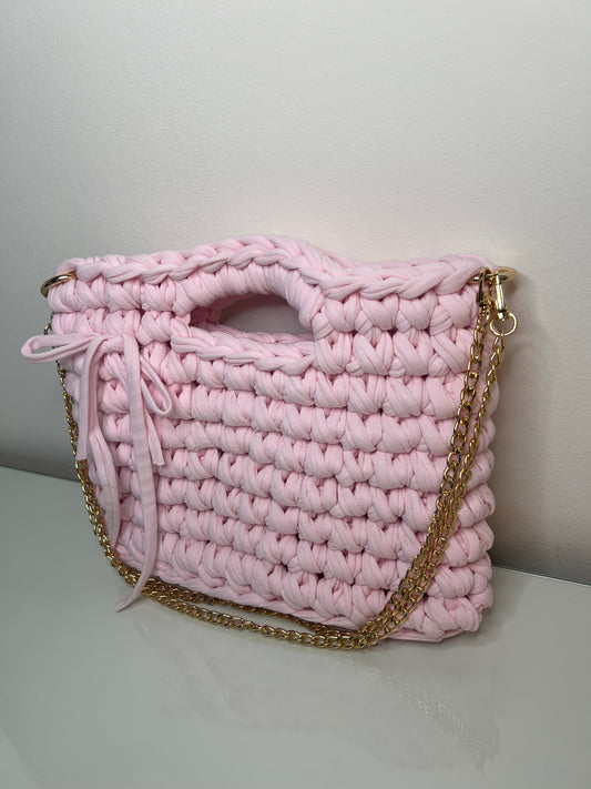 Lunara Handbag Medium - Pastel Rose