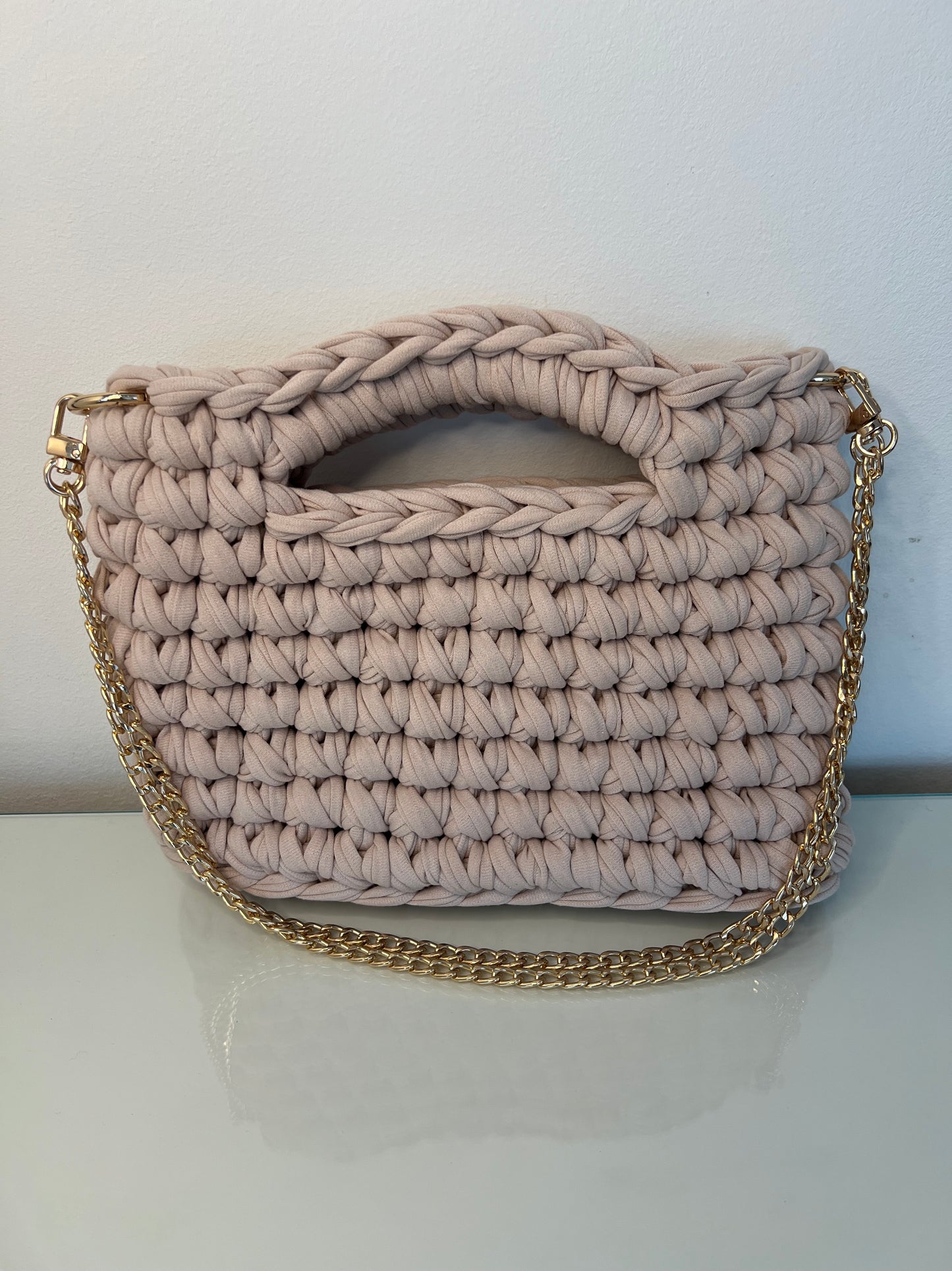 Lunara Handbag Medium - Light Beige