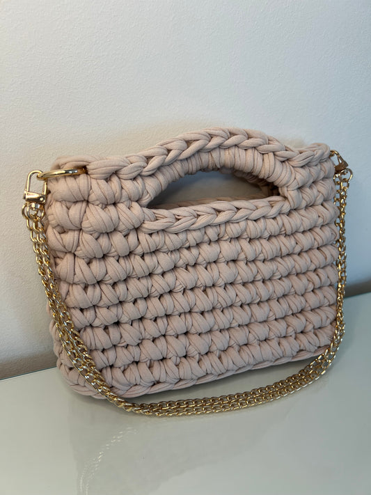Lunara Handbag Medium - Light Beige