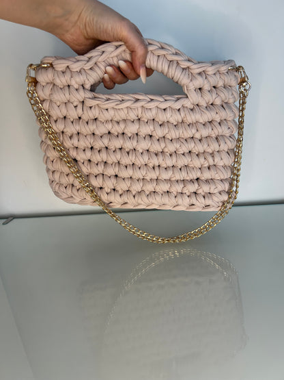 Lunara Handbag Medium - Light Beige