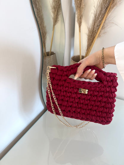 Lunara Handbag - Bordeaux