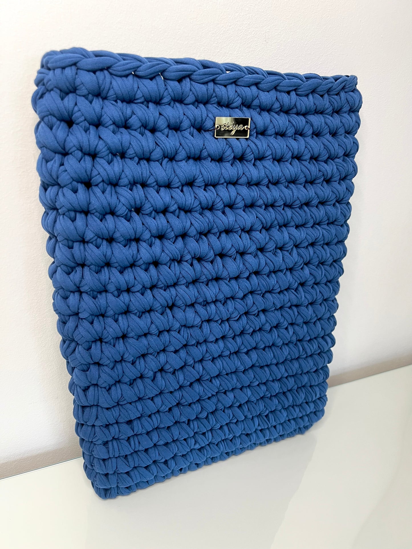 Nerea Laptop Case - Jeans Blue - Vertical Opening