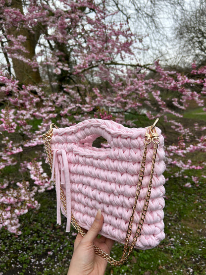 Lunara Handbag Medium - Pastel Rose