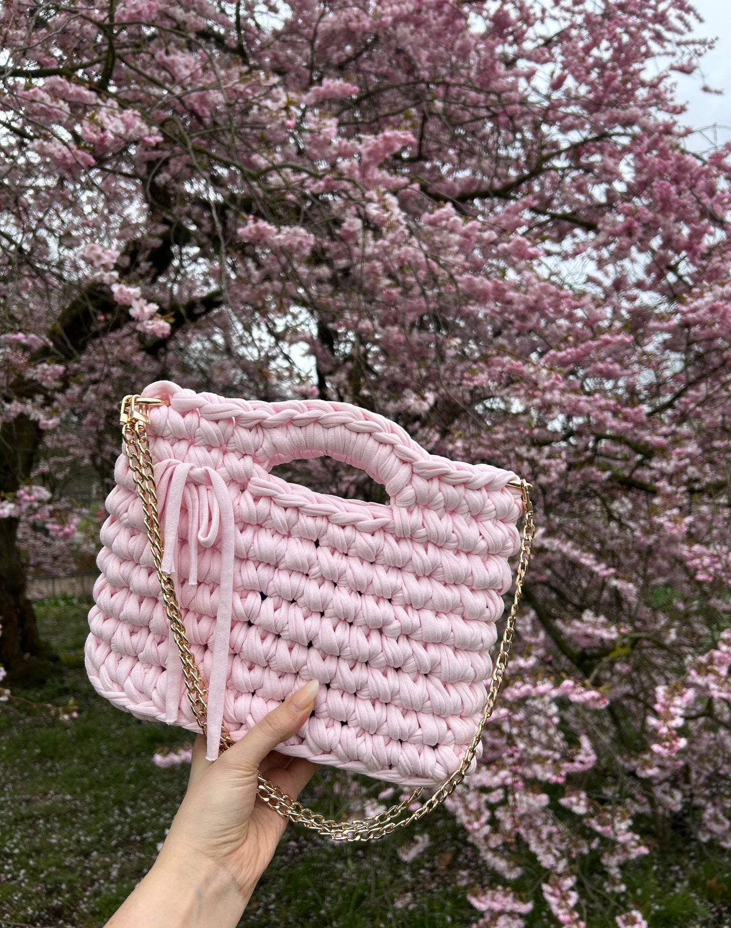 Lunara Handbag Medium - Pastel Rose