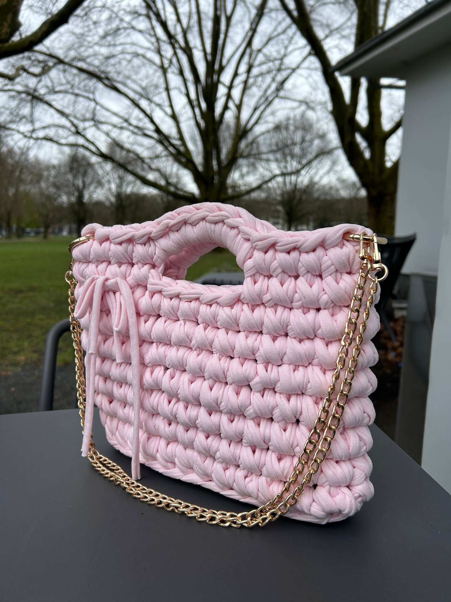Lunara Handbag Medium - Pastel Rose