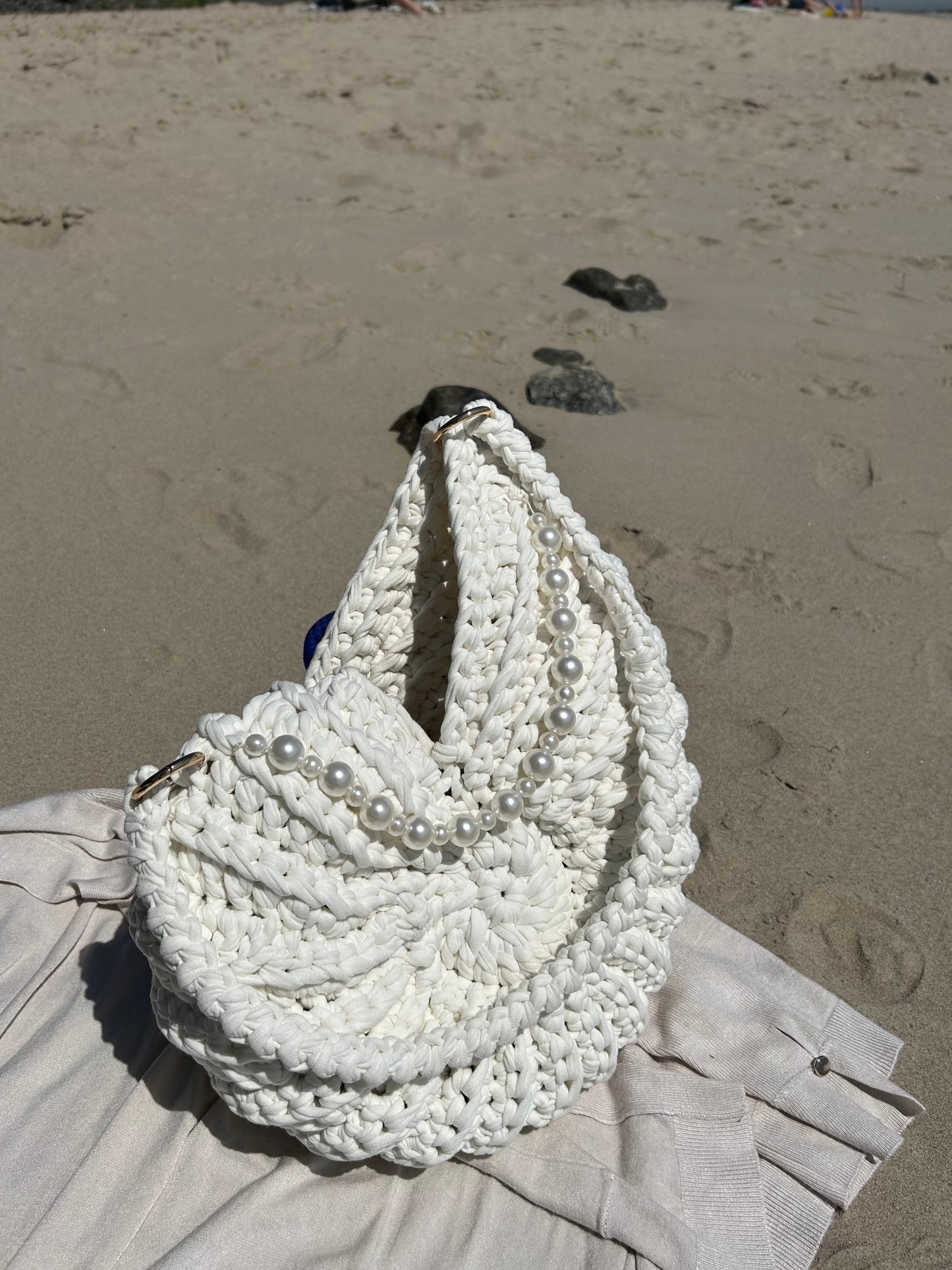 Alora Bag - White Pearl