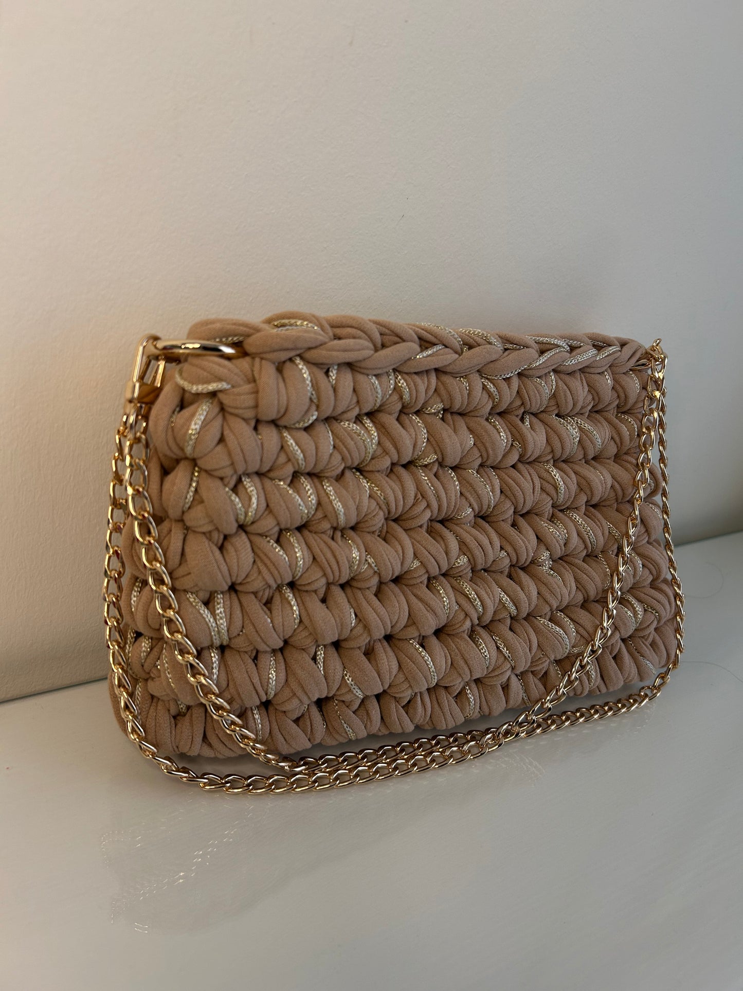 Marea Classic Mini - Beige/ Gold