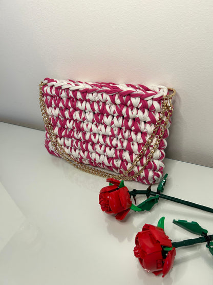 Marea Classic Medium - Pink/White/Sparkle