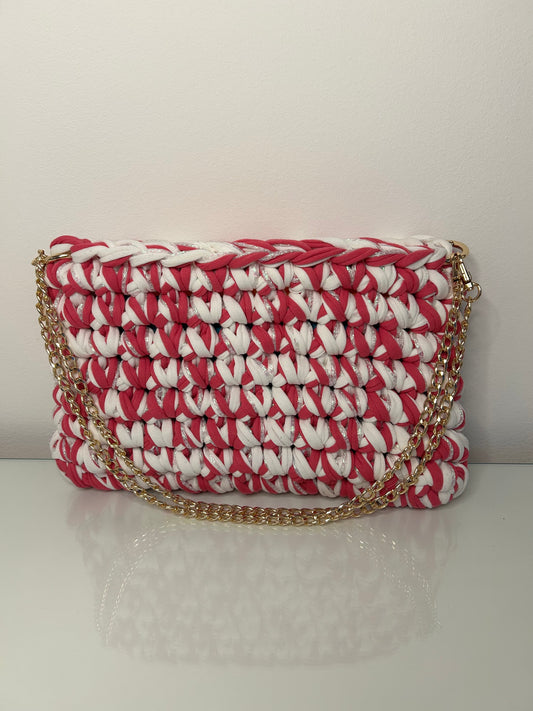 Marea Classic Medium - Pink/White/Sparkle